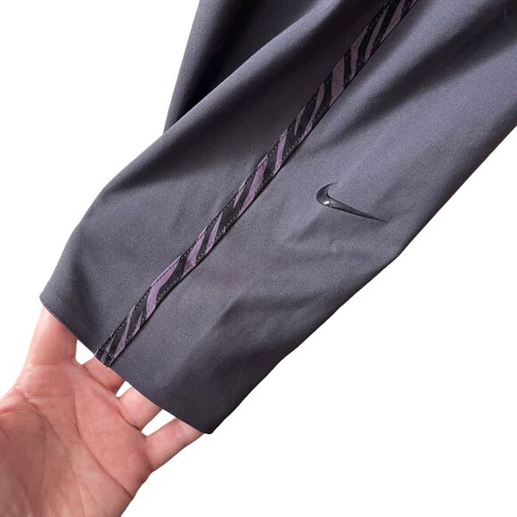 Nike Plus 3X Leggings Fast Mid Rise 7/8 Length Activewear Workout Purple - Picture 8 of 11